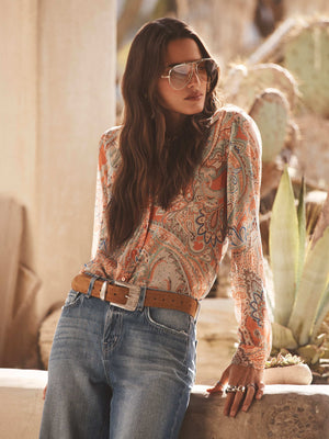Laurent Paisley Blouse blouse L'AGENCE