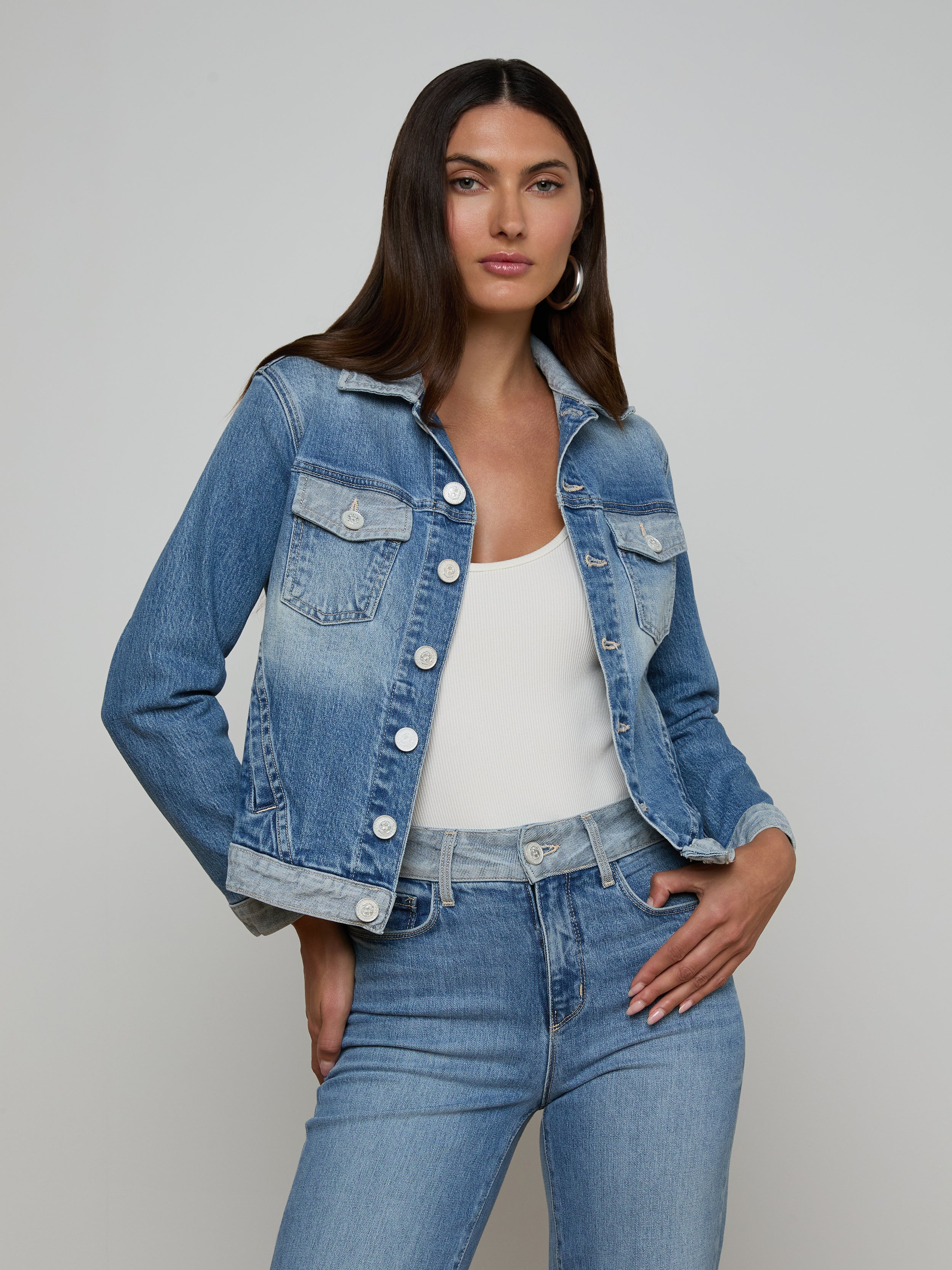 Maven Jean Jacket in Bexley | L'AGENCE