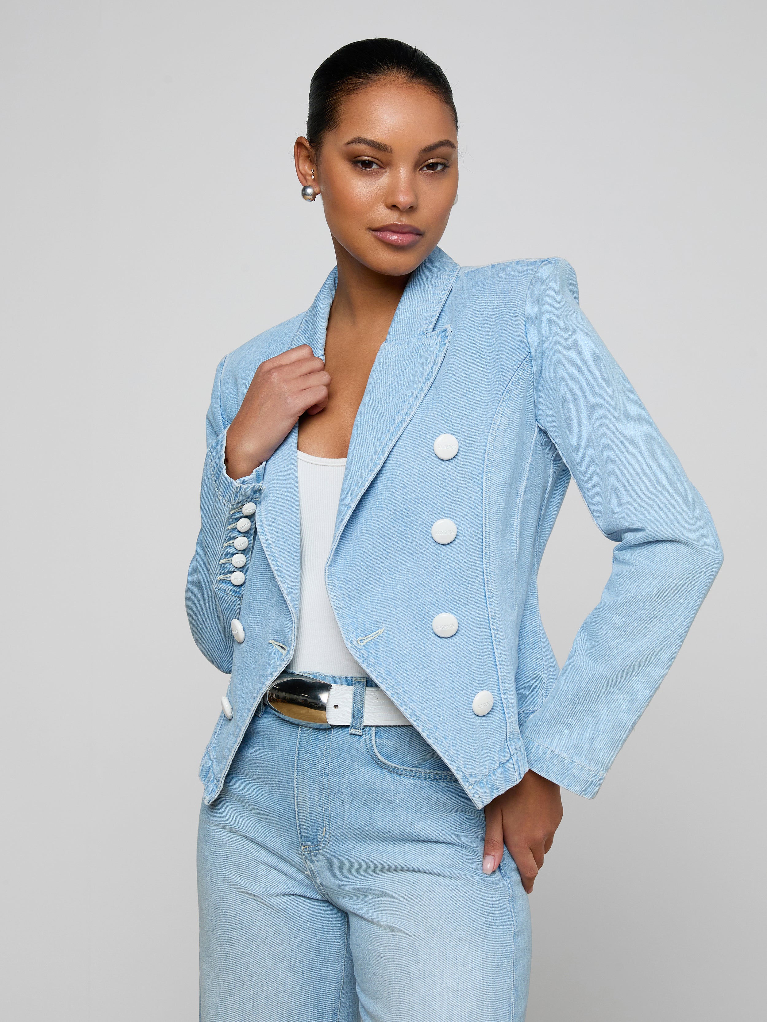 Emerson Structured Blazer in Brea | L'AGENCE