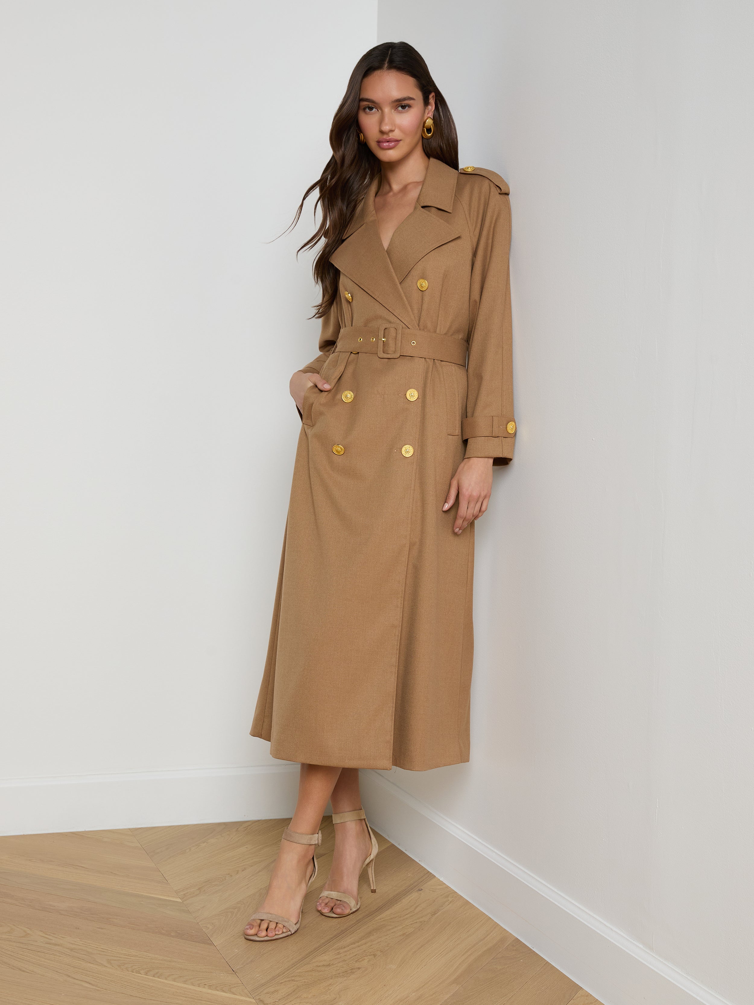 CELERI LONG TRENCH COAT deuxieme ベージュ Deuxieme Classe（ドゥーズィエムクラス）の「CELERI LONG TRENCH COAT