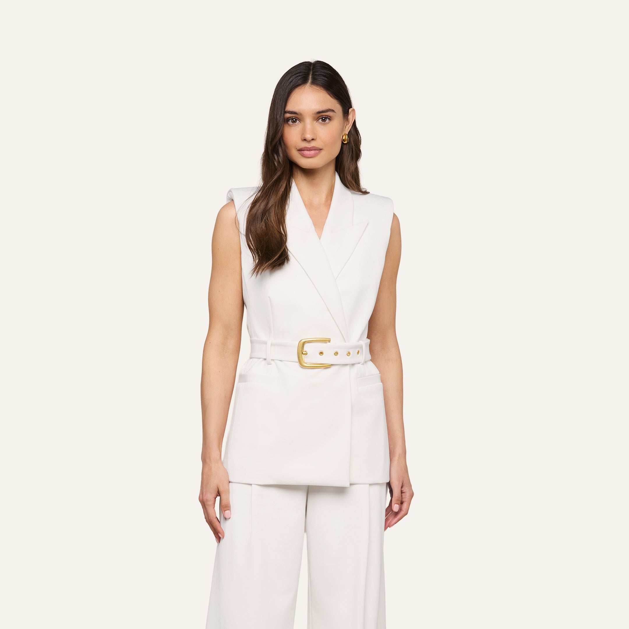 Emerly Vest in White | L'AGENCE