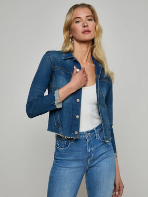Janelle Denim Jacket jacket L'AGENCE