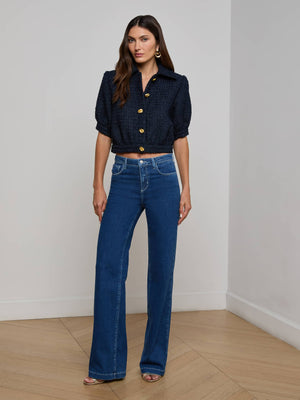 Veste courte en tweed Cove