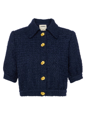 Veste courte en tweed Cove