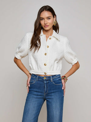 Veste courte en tweed Cove