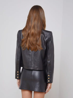 Jayde Leather Jacket jacket L'AGENCE