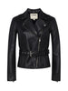Teo Belted Leather Jacket jacket L'AGENCE Sale   
