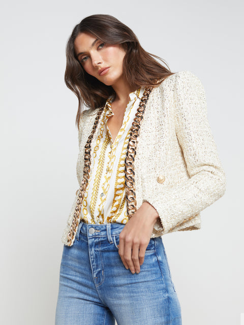 Greta Chain Jacket jacket L'AGENCE Sale   