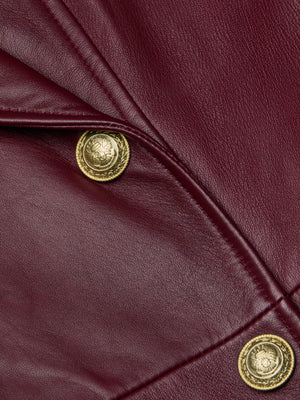 معطف خندق سيلينا الجلود