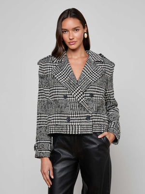Xoey Cropped Trench Coat