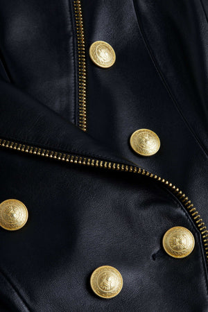 Ottilie Leather Blazer blazer L'AGENCE