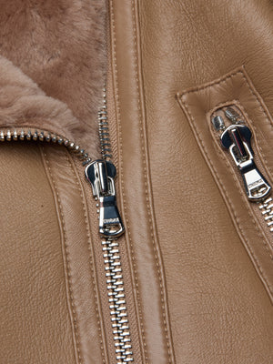 Pike Shearling Leather Jacket
