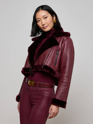 Pike Shearling Leather Jacket