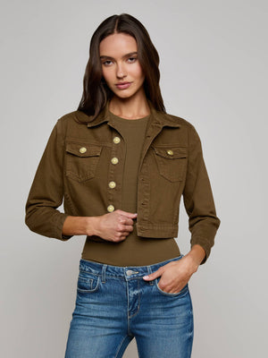 Giacca jeans a corto di koda