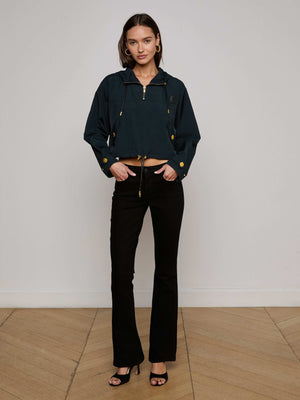 Bronwyn Cropped Windbreaker jacket L'AGENCE
