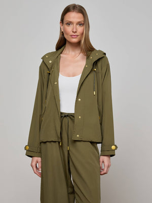 Geovana Hooded Windbreaker