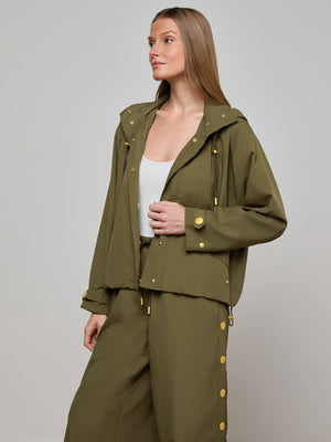 Geovana Hooded Windbreaker