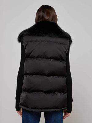 Nalo Faux Fur Puffer Vest