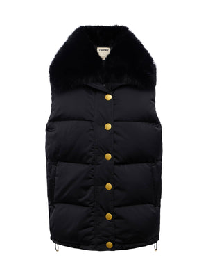 Nalo Faux Fur Puffer Vest