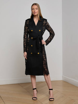 Amata Lace Trench Coat