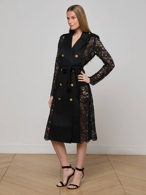 Amata Lace Trench Coat