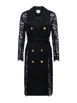 Amata Lace Trench Coat