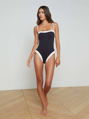 Tory Bandeau One-Piece Swimsuit swim L'AGENCE