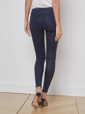 Marguerite Coated Skinny Jean jean L'AGENCE