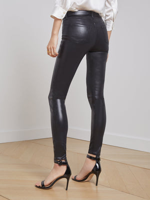 Marguerite Coated Skinny Jean jean L'AGENCE
