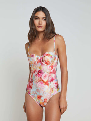 Amie Bandeau One-Piece Swimsuit swim L'AGENCE