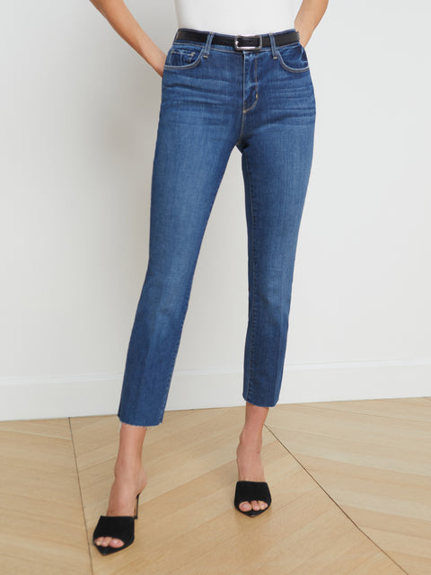 Sada Slim-Leg Cropped Jean jean L'AGENCE Sale   