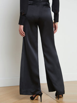 Pilar Silk Wide-Leg Pant pant L'AGENCE