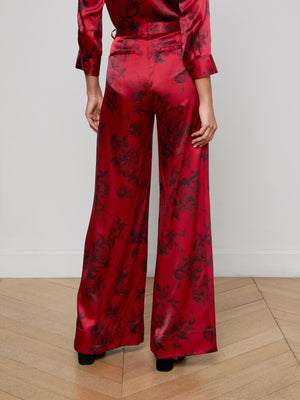 Pantalon ample en soie Pilar