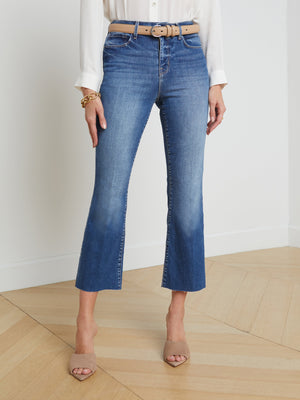 Kendra Cropped Flare Jean jean L'AGENCE