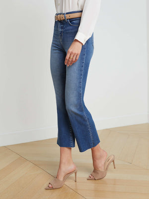 Kendra Cropped Flare Jean jean L'AGENCE