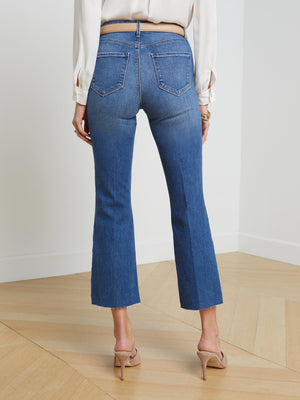 Kendra Cropped Flare Jean jean L'AGENCE