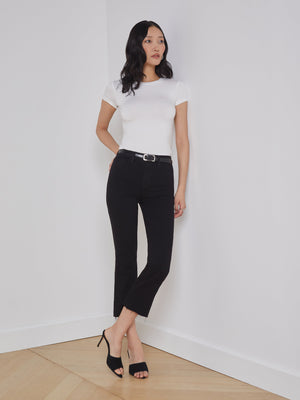 Kendra Cropped Flare Jean jean L'AGENCE
