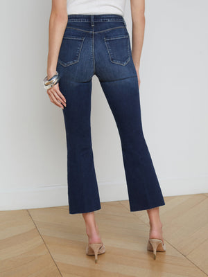 Kendra Cropped Flare Jean jean L'AGENCE