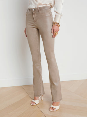 Selma Coated Bootcut Jean jean L'AGENCE