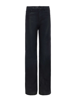 Clayton Coated Wide-Leg Jean jean L'AGENCE