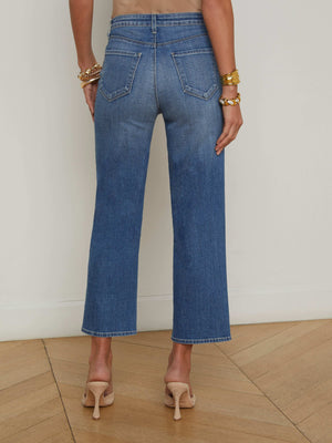 June Cropped Stovepipe Jean jean L'AGENCE
