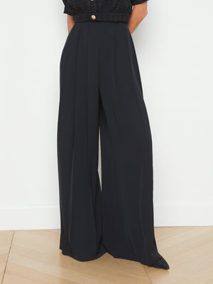 Nova Pleated Wide-Leg Pant pant L'AGENCE