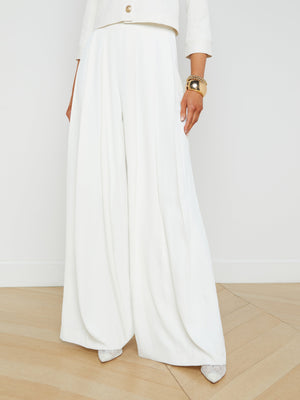 Nova Pleated Wide-Leg Pant pant L'AGENCE