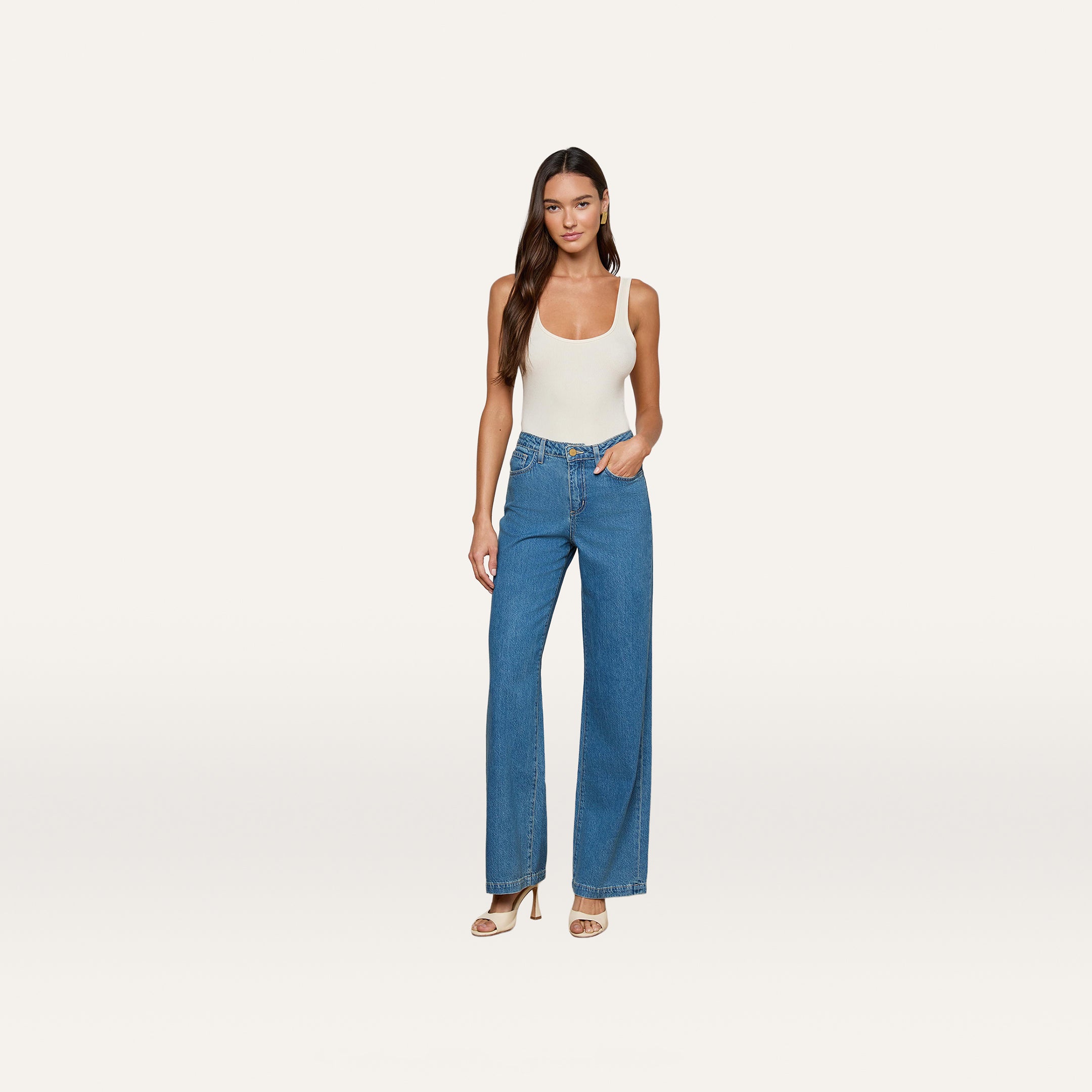 Scottie Wide-Leg Jean in Wilton | L'AGENCE