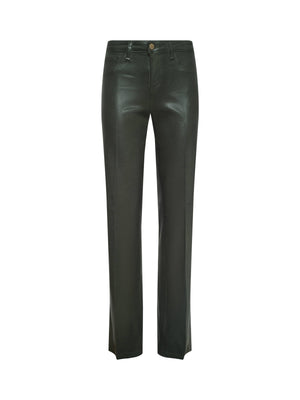 Scottie Coated Wide-Leg Jean