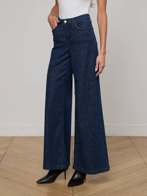 Quincy Pinstriped Jean