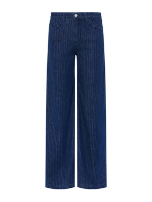Quincy Pinstriped Jean