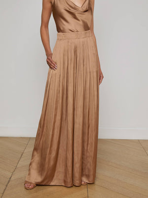 Pantalon en satin Haylo