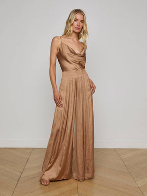 Pantalon en satin Haylo