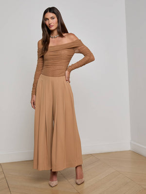 Pantalon 7/8 plissé Novalynn